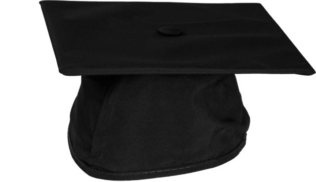 Black Mortar Board Cap
