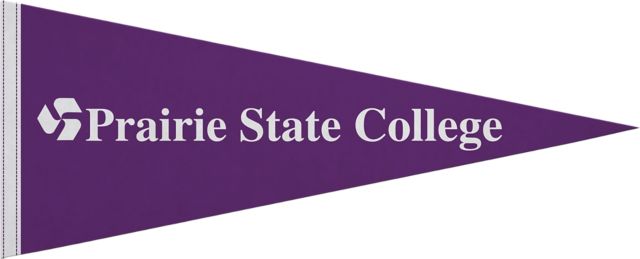 Prairie State College 12"X30" Full Color Pennant
