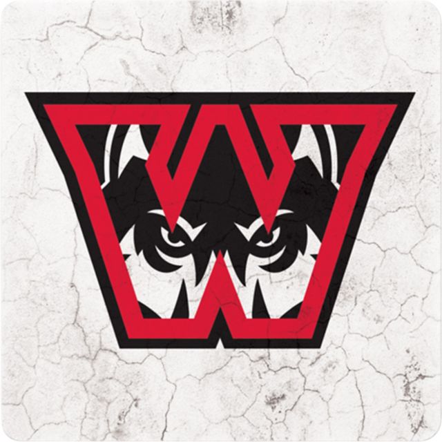 Western Oregon University Wolves 4'' x 4'' Coaster