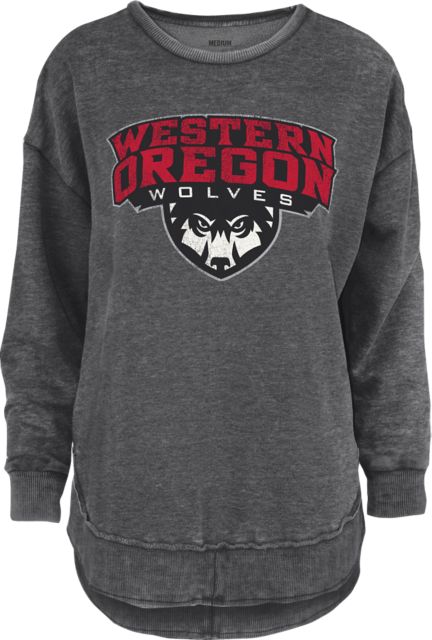 Wolfstore Western Oregon University Women's Fleece Poncho