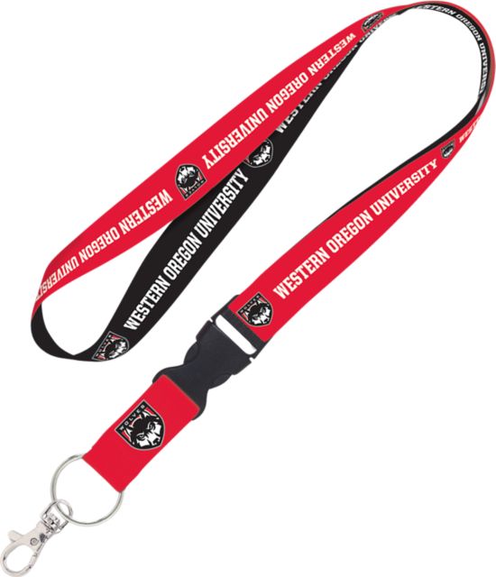 Wolfstore Western Oregon University 1" Buckle Lanyard