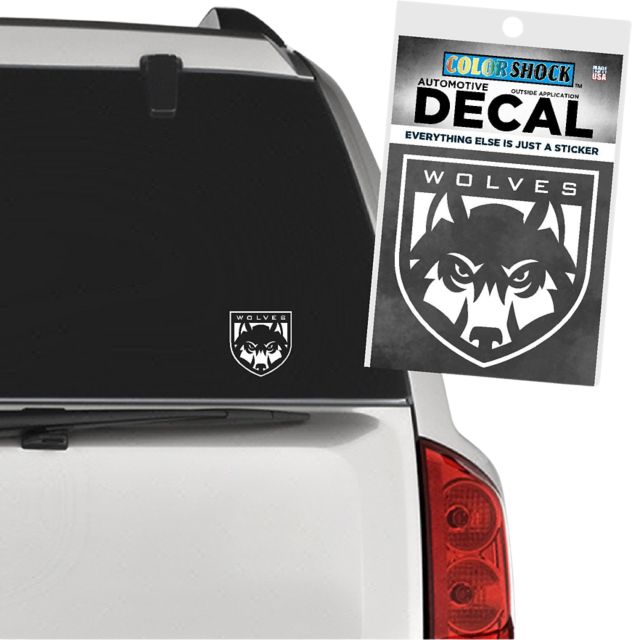 Western Oregon University Wolves Decal