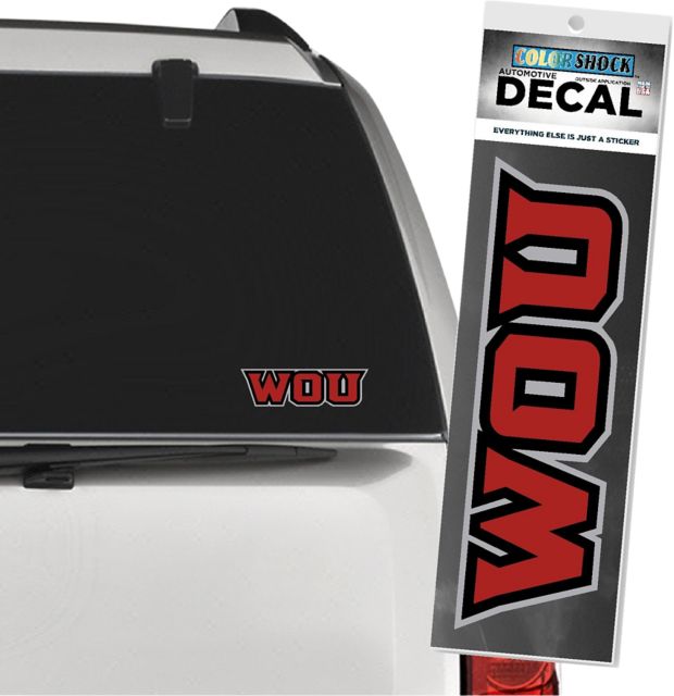 Western Oregon University Primary Decal