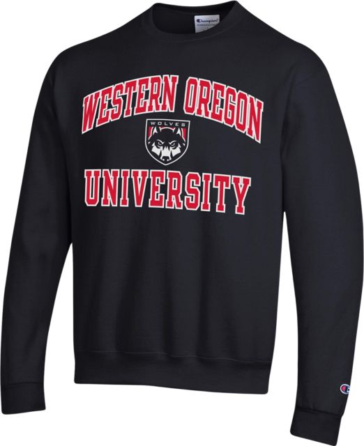 Western Oregon University Wolves Crewneck Sweatshirt