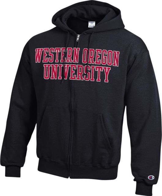 Western Oregon University Full-Zip Hooded Sweatshirt