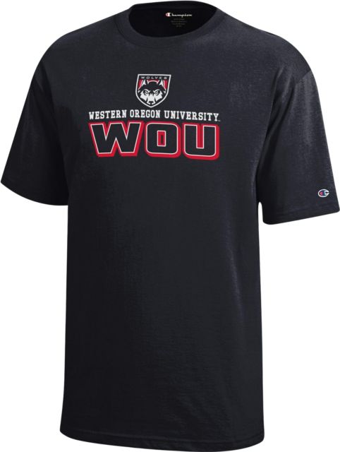 Western Oregon University Youth Wolves Short Sleeve T-Shirt