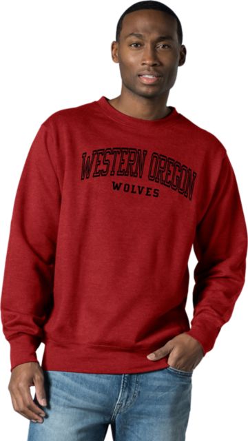 Western Oregon University Wolves Crewneck Sweatshirt
