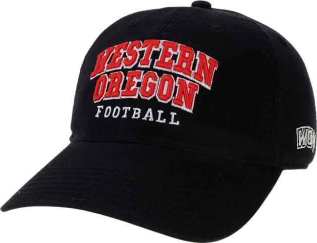 Western Oregon University Football Relaxed Twill Adjustable Hat