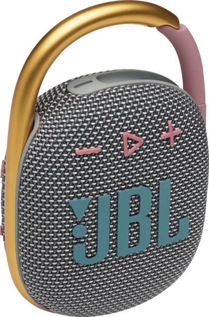 JBL Clip 4 Wireless Speaker, Gray - ONLINE ONLY