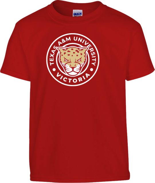 Texas A&M University Victoria Youth  T-Shirt TAMUV Collegiate Arched - ONLINE ONLY