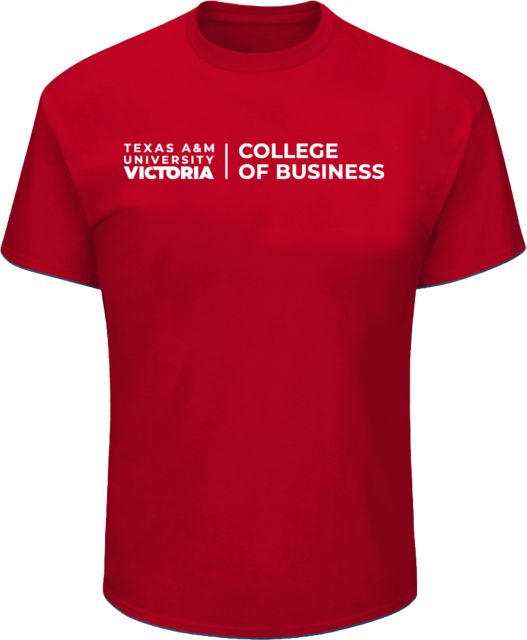 Texas A&M University Victoria Tall  T-Shirt TAMUV College of Business Flat - ONLINE ONLY