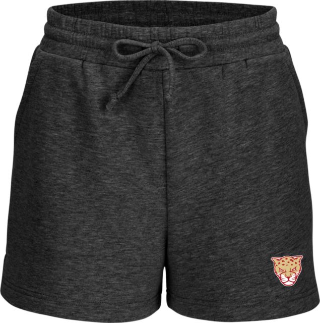 Texas A&M University Victoria Jaguars Boxercraft Womens Heather Fleece Short TAMUV Mascot - ONLINE ONLY