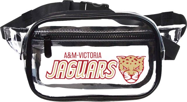 Texas A&M University Victoria Jaguars Clear Fanny Pack A&M Victoria Jaguars Flat - ONLINE ONLY