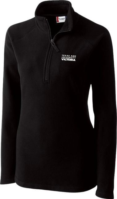 Texas A&M University Victoria C&B Womens Clique Summit Performance Fleece Half Zip Texas A&M University Victoria Stacked - ONLINE ONLY