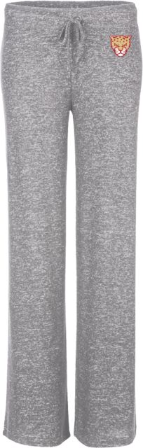 Texas A&M University Victoria Jaguars Boxercraft Womens  Heather Cuddle Wide Leg Pant TAMUV Mascot - ONLINE ONLY