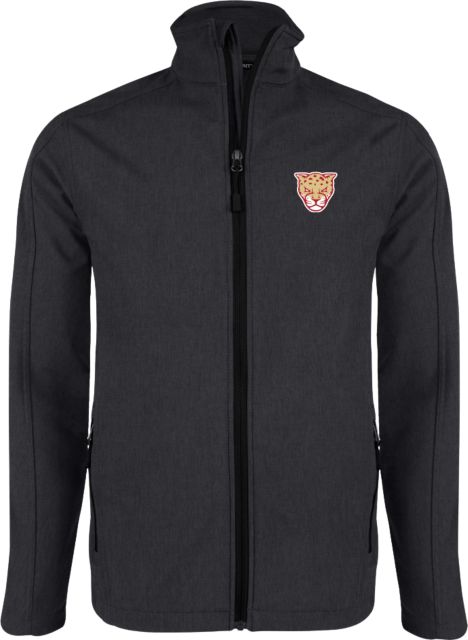 Texas A&M University Victoria Jaguars Heather Softshell Jacket TAMUV Mascot - ONLINE ONLY