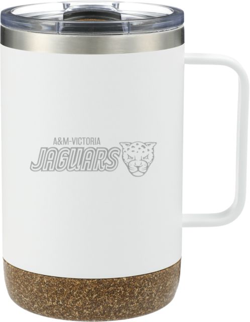 Texas A&M University Victoria Jaguars Valhalla Vacuum Insulated Camp Mug 14oz A&M Victoria Jaguars Flat Engraved - ONLINE ONLY