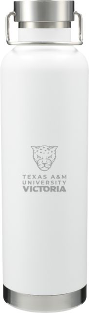 Texas A&M University Victoria Jaguars Thor Copper Vacuum Insulated Bottle 32oz Texas A&M University Victoria Mascot Stacked Engraved - ONLINE ONLY