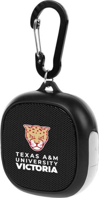 Texas A&M University Victoria Jaguars Waterproof Speaker w/ Carabiner Texas A&M University Victoria Mascot Stacked - ONLINE ONLY