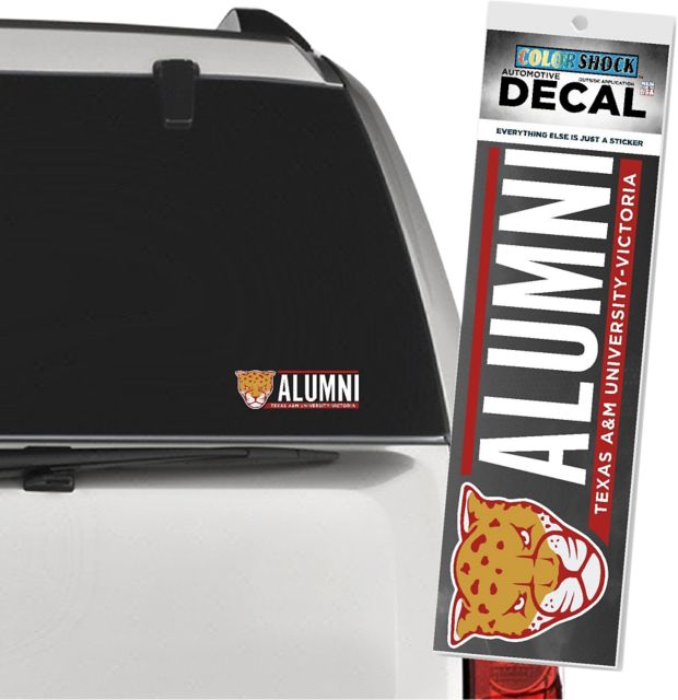 Texas A&M University Victoria Jaguars Alumni Decal