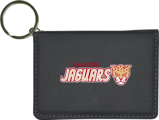 Texas A&M University Victoria Jaguars Leather ID Holder
