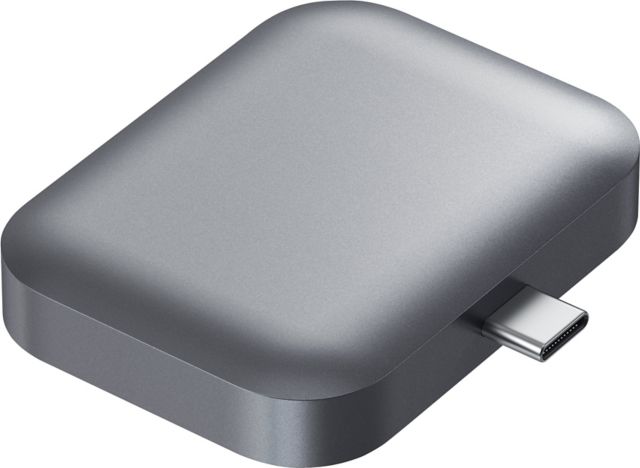 Satechi USB-C Wireless Charging Dock for AirPods, Space Grey