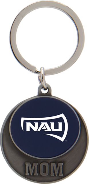 Northern Arizona Lumberjacks Mom Pewter Keychain