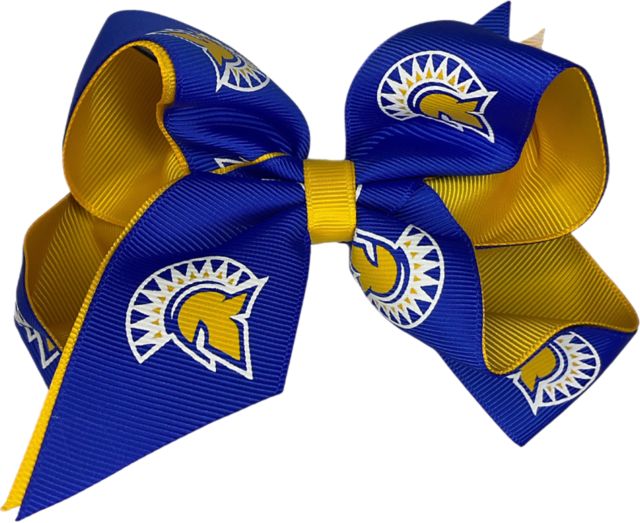 San Jose State University Spartan Bookstore Spartans Child 2-Toned Hairbow