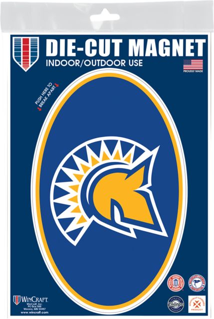 San José State University Spartans 3.5'' x 5.5'' Oval Magnet