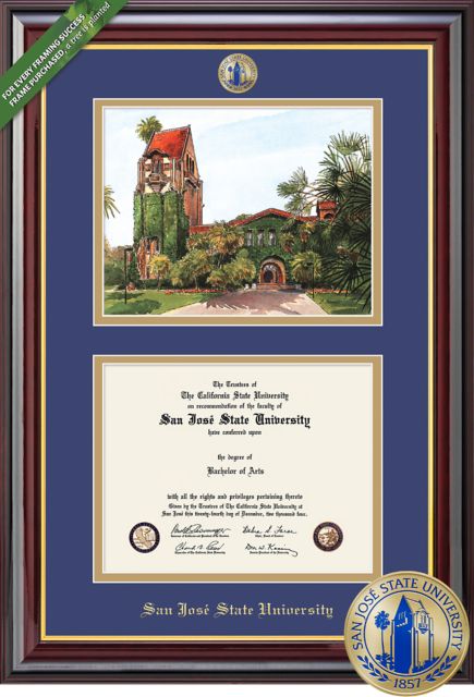 San José State University Windsor 8.5" x 11" Diploma Frame - ONLINE ONLY