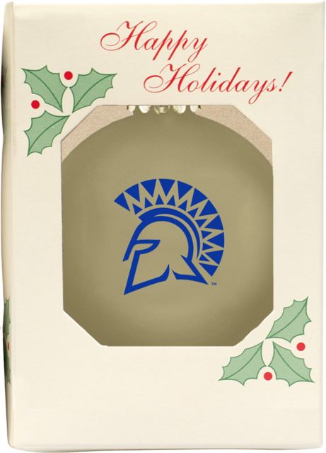 San José State University Spartans Round Shatterproof Ornament