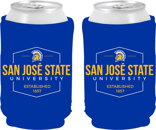 San Jose State University Spartan Bookstore Can Coozie
