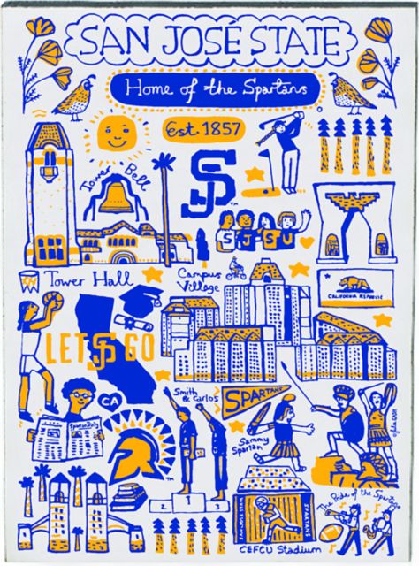 San Jose State University Julia Gash Jumbo Magnet