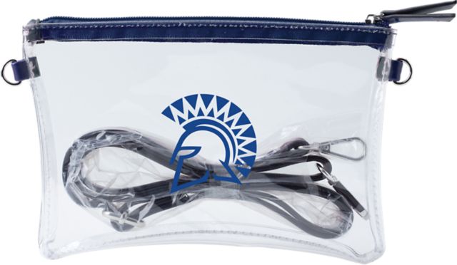 San Jose State University Spartans Clear Crossbody Bag