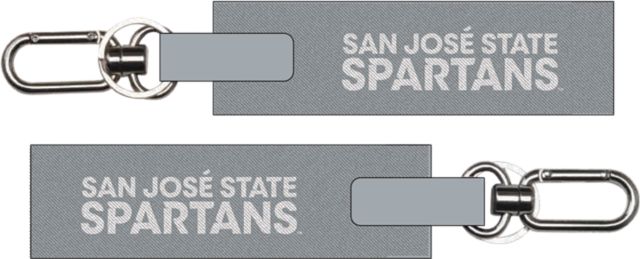 San Jose State University Spartan Bookstore Never Lost Keychain