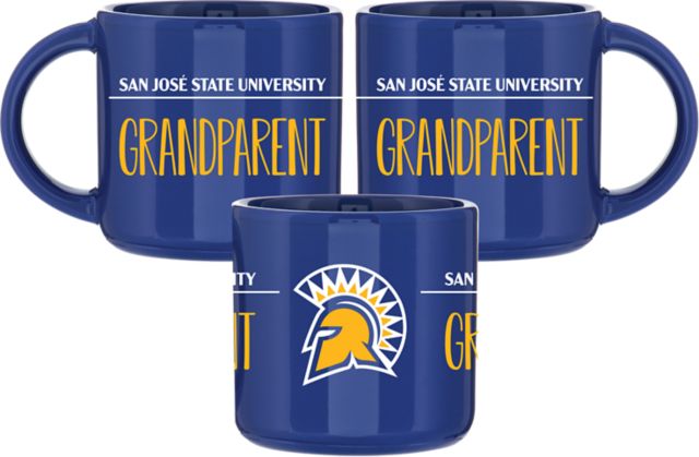 San Jose State University Spartan Bookstore Grandparent 14 oz. Cora Mug