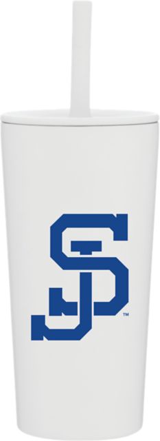 San Jose State University Spartan Bookstore 20 oz. Tumbler with Straw