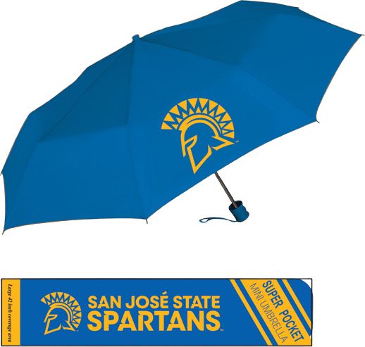 San José State University Spartans 42" Super Pocket Mini Umbrella