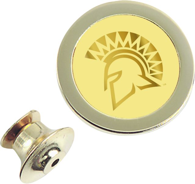 San José State University Spartans 23K Gold Plated Lapel Pin