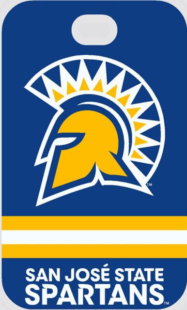 San Jose State University Spartan Bookstore Spartans Acrylic Bag Tag