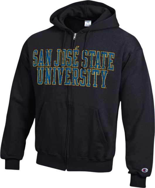 San Jose State University Spartan Bookstore Full-Zip Hooded Sweatshirt