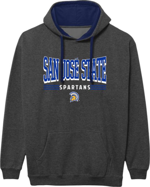San Jose State University Spartan Bookstore Spartans Colorblock Hooded Sweatshirt