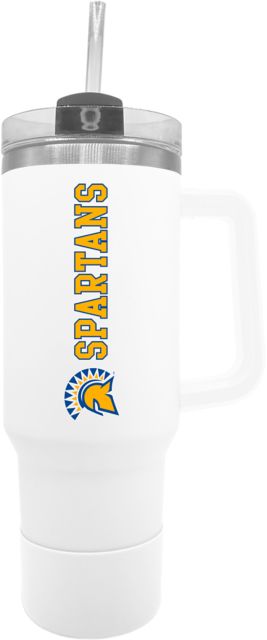 San Jose State University Spartan Bookstore Spartans 40 oz. Tumbler with Straw