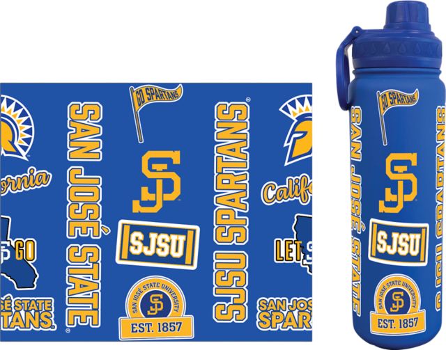 San Jose State University Spartan Bookstore 24 oz. Stainless Steel Bottle