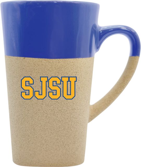 San Jose State University Spartan Bookstore 16 oz. Stone Glaze Mug