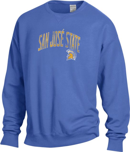 San Jose State University Spartan Bookstore Spartans Comfort Wash Crewneck Sweatshirt