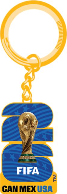 San Jose State University Spartan Bookstore World Cup 2026 USA Keychain