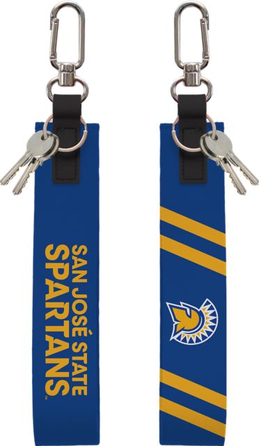 San Jose State University Spartan Bookstore Spartans Oversized Key Strap