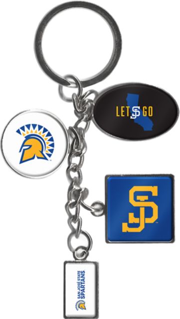 San Jose State University Dangle Keychain