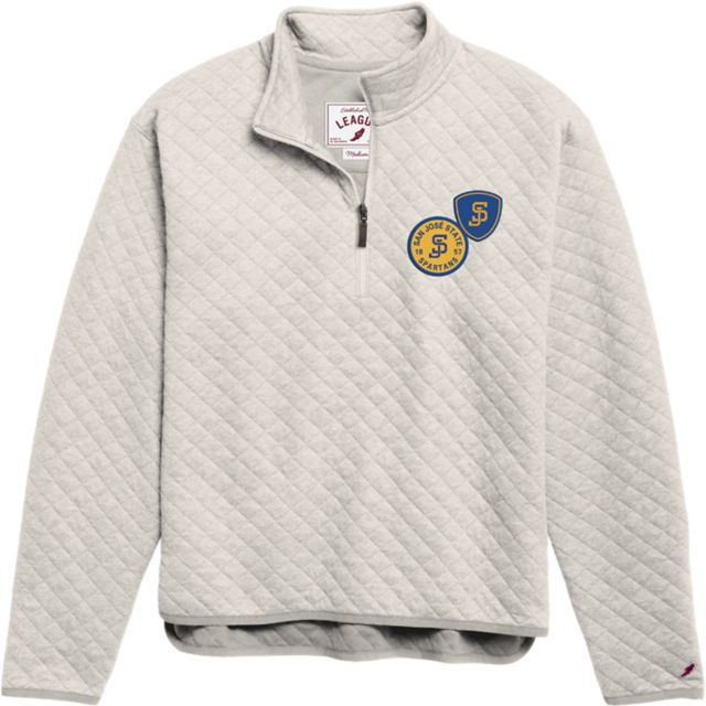 San Jose State University Spartan Bookstore Women's Quilted 1/4 Zip